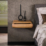 Bedside tables - Kacie nightstand Mango wood sand color - Dimehouse