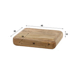 Bedside tables - Kacie nightstand Mango wood sand color - Dimehouse