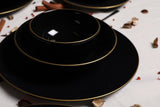TY040424F650A841600MAET600 Black Gold 100% CERAMIC STONEWARE 27 cm wide