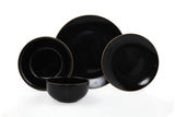 TY040424F650A841600MAET600 Black Gold 100% CERAMIC STONEWARE 27 cm wide