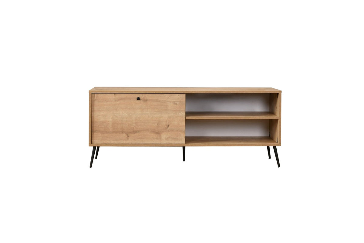 Calvin cabinet oak look with soft-close 140 cm Melamine coated wood composite and MDF