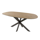 Dining tables - Organic Dining Table Annemé Herringbone 180 x 95 cm - Dimehouse