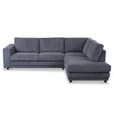 Sofa Gabi DeGeBe Anthracite Fabric White photo front view