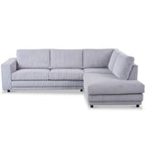 Sofa Gabi DeGeBe Light Gray Fabric White photo front view