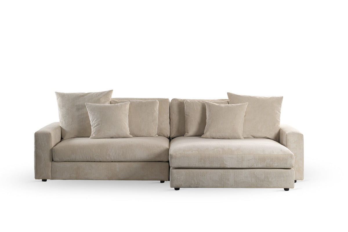 Sofa Kaia DH Interior Beige White photo front view