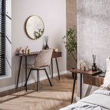 Dressing tables - Dressing table Elin Solid Acacia Drift Brown 120 cm - Dimehouse