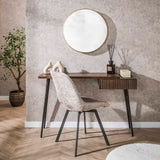 Dressing tables - Dressing table Elin Solid Acacia Drift Brown 120 cm - Dimehouse
