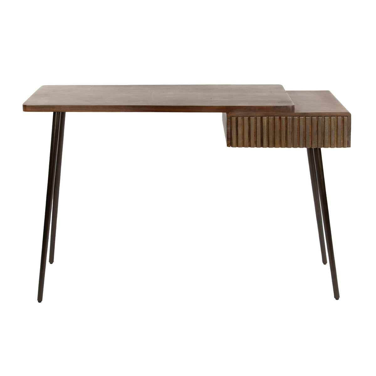 Dressing tables - Dressing table Elin Solid Acacia Drift Brown 120 cm - Dimehouse