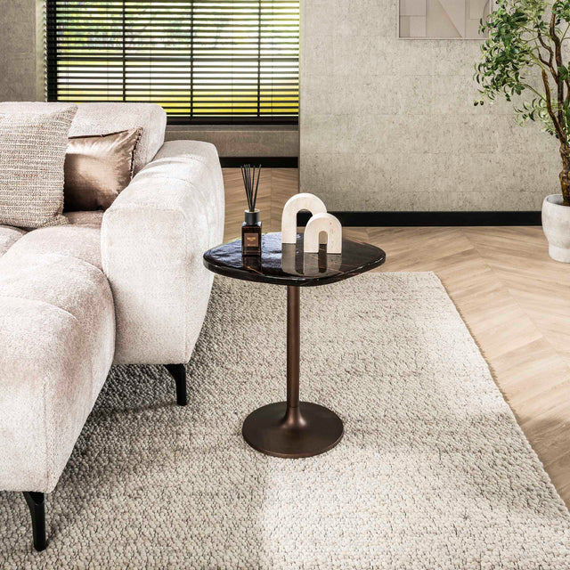 Side tables - Side table Aurum Antique Copper 50 cm - Dimehouse