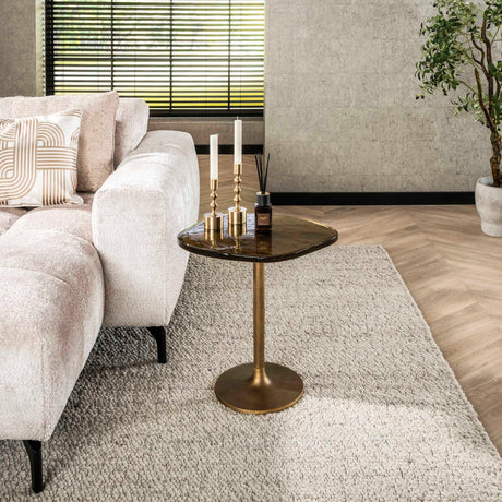 Side tables - Side table Aurum Antique Gold 50 cm - Dimehouse