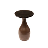 Side tables - Side table Vesto Drop shape Antique Copper 45 cm - Dimehouse