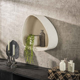 Wall racks - Wall rack Zaya triangular marble composite - Dimehouse