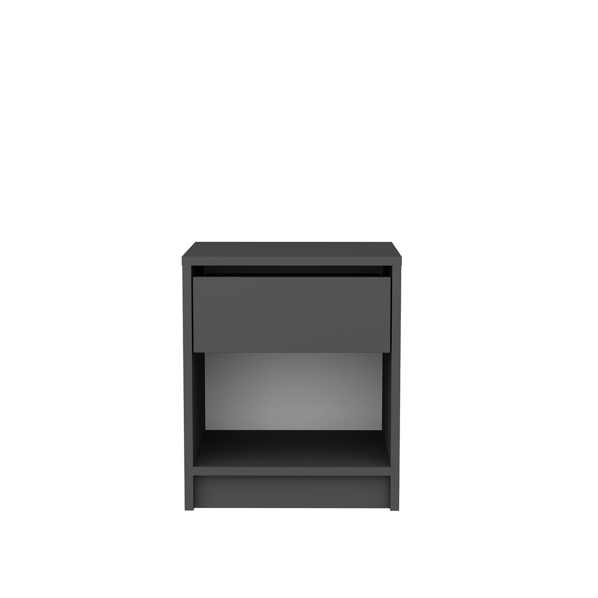 Sheridan bedside table anthracite 44.6 cm Melamine coated furniture panel