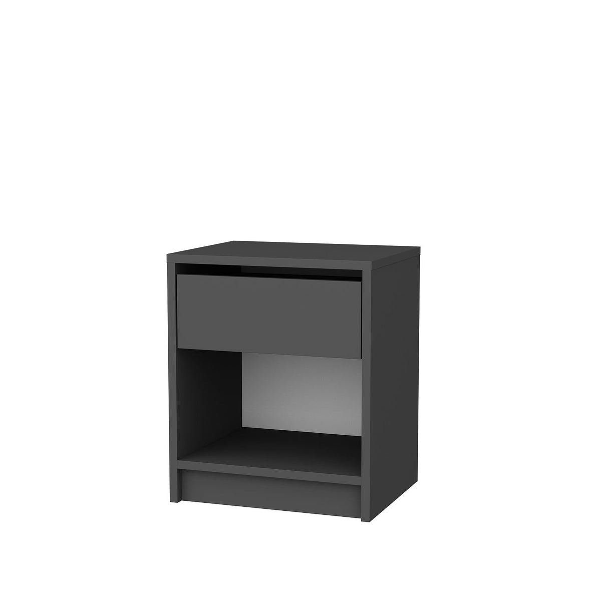 Sheridan bedside table anthracite 44.6 cm Melamine coated furniture panel