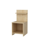 Ullman bedside table oak look 72 cm Melamine-faced wood composite