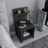Ullman side cabinet anthracite 72 cm Melamine coated furniture panel
