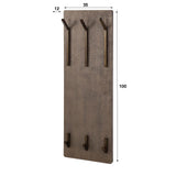 Coat racks - Coat rack Ferre 6 - Angled - Metal Antique Bronze - Dimehouse