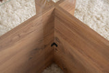 Coffee Tables - Rectangular Modern Coffee Table Vetroni Atlantic Pine Look - Glass - 105x65 cm - Dimehouse