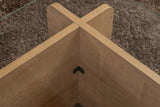 Coffee tables - Coffee table Natural Glass Opal 105x65x30 cm - Dimehouse