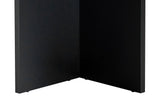 Dining tables - Oval dining table Black melamine - Japandi - 180x89.5x75 cm - Sota - Dimehouse