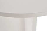 Dining tables - Oval dining table White melamine - Japandi - 180x89.5x75 cm - Sota - Dimehouse