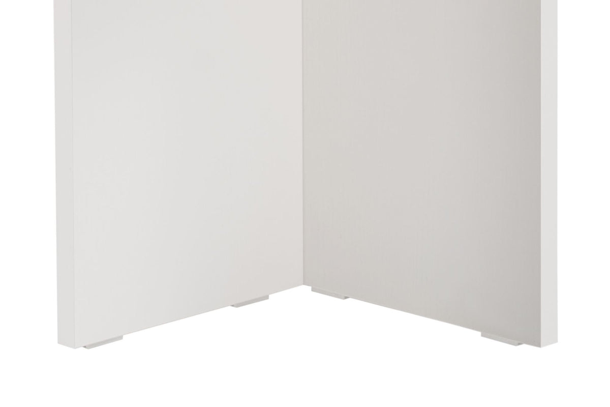 Dining tables - Oval dining table White melamine - Japandi - 180x89.5x75 cm - Sota - Dimehouse
