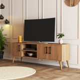 TV Furniture - TV Furniture Exxen Oak Melamine 150x52x34 cm - Dimehouse