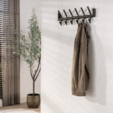 Coat racks - Coat rack Kym Drift brown 2x6 hooks - Dimehouse