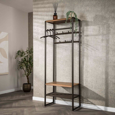 Coat racks - Wardrobe furniture Senna 70 cm Drift brown - Dimehouse