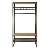 Coat racks - Senna Wardrobe Drift Brown - Dimehouse