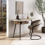Dressing tables - Dressing table Borea 1 Drawer Ceramic Travertine - Dimehouse