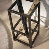 Coat racks - Umbrella stand Aria square Black Bronze colored - Dimehouse