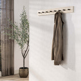 Coat racks - Coat rack Borea Ceramic Travertine 8 Hooks 80 cm - Dimehouse