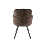Dining room chairs - Set of 2 Modern dining room chairs Luma Hoven Rich Taupe - Dimehouse