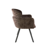 Dining room chairs - Set of 2 Modern dining room chairs Luma Hoven Rich Taupe - Dimehouse