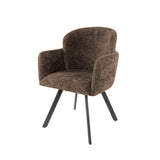 Dining room chairs - Set of 2 Modern dining room chairs Luma Hoven Rich Taupe - Dimehouse