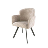 Dining room chairs - Set of 2 Modern dining room chairs Luma Hoven Rich Sand - Dimehouse