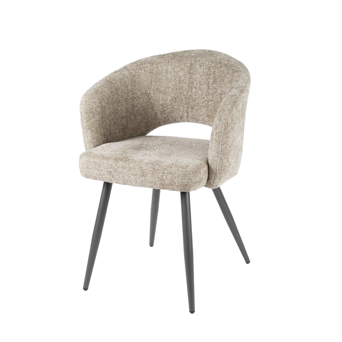 Dining room chairs - Set of 2 dining room chairs Cargo Fabric Sand - Dimehouse