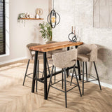 Set of 2 Alba Tissee Cargo Sand Bar Stools 