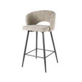 Bar Stools - Modern Bar Stool Sand Alba Tissee Cargo Fabric - Dimehouse