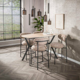 Bar stools - Modern Bar stool Ronda Cargo sand fabric - 67 seat height - Dimehouse
