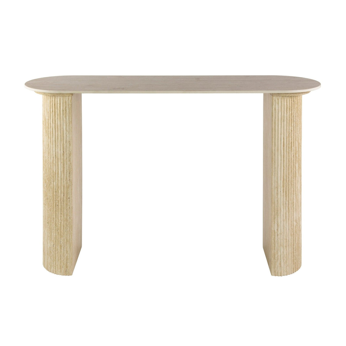 Dressing tables - Archon Modern Dressing Table Ceramic Travertine 120 cm - Dimehouse