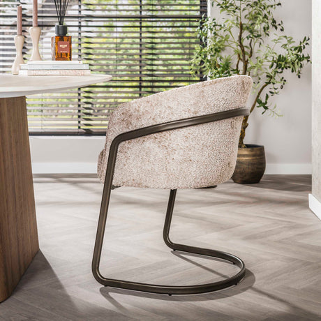 Dining room chairs - Set of 2 dining room chairs Reno Alura sand - Dimehouse
