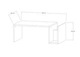 Coffee tables - Coffee table Rectangular Travertine - 87x50 cm - Mebo - Dimehouse