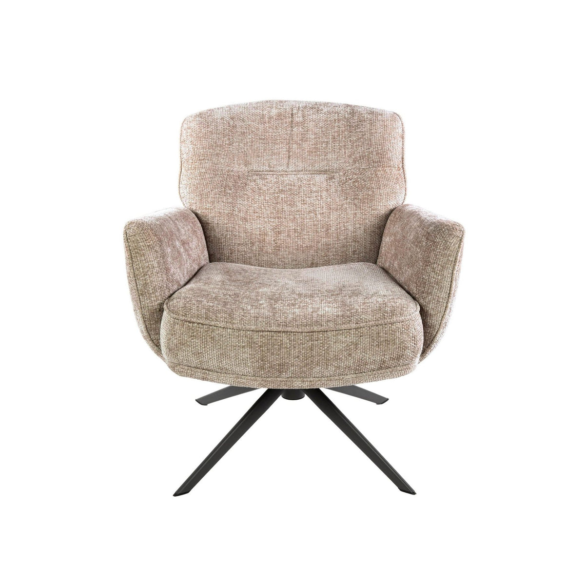 Armchairs - Savona swivel armchair Hoven Rich Fabric Sand - Dimehouse
