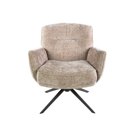 Armchairs - Savona swivel armchair Hoven Rich Fabric Sand - Dimehouse
