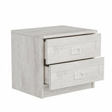 Bedside tables - Bedside table Bare White Melamine 54x40x47 cm - Dimehouse
