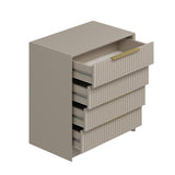 Chests of drawers - Chest of drawers Kala Luxury Stone Melamine 72x77x45 cm - Dimehouse