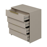 Chests of drawers - Chest of drawers Kala Luxury Stone Melamine 72x77x45 cm - Dimehouse