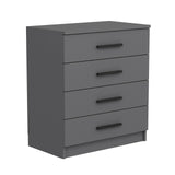 Chests of drawers - Chest of drawers Bare White Melamine 70x42x79 cm - Dimehouse